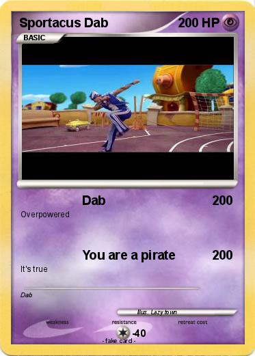 Pokemon Sportacus Dab