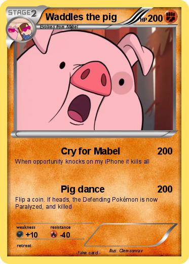 Pokemon Waddles the pig