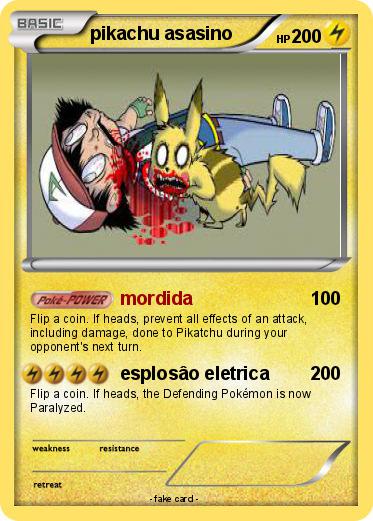 Pokemon pikachu asasino