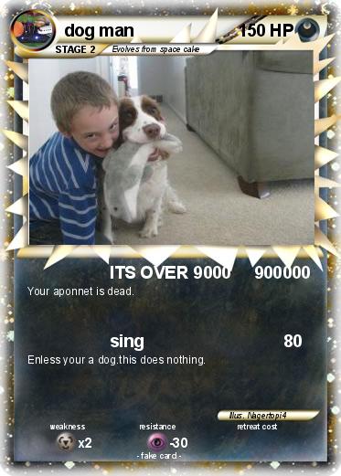 Pokemon dog man