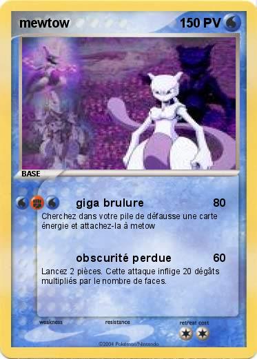 Pokemon mewtow