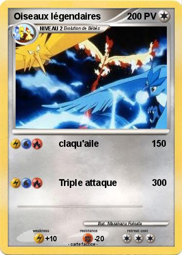 Pokemon Oiseaux légendaires