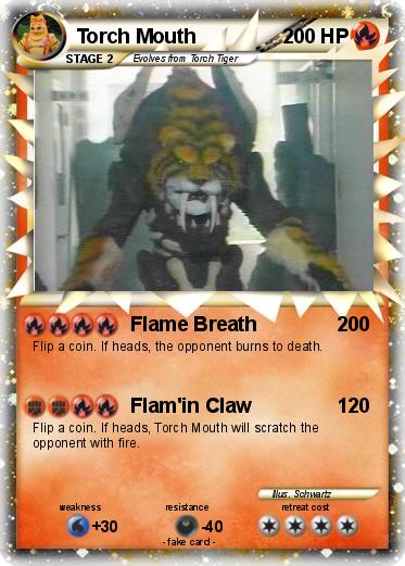 Pokemon Torch Mouth