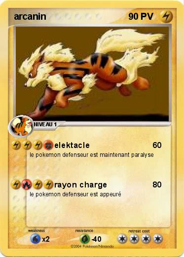 Pokemon arcanin