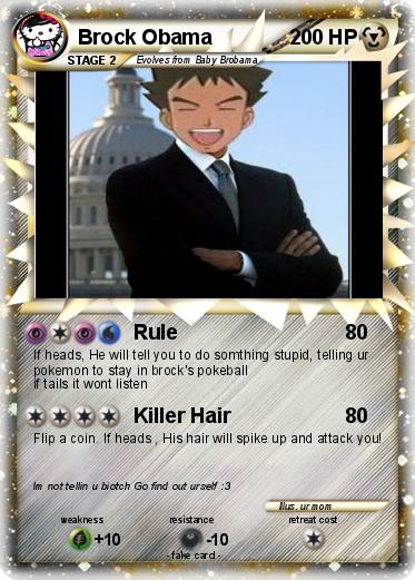 Pokemon Brock Obama
