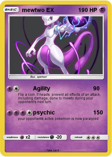 Pokemon mewtwo EX