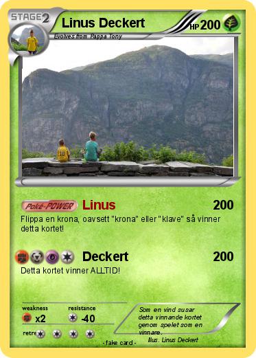Pokemon Linus Deckert