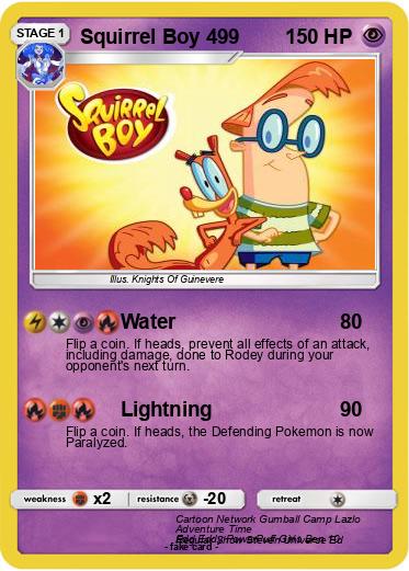 Pokemon Squirrel Boy 499