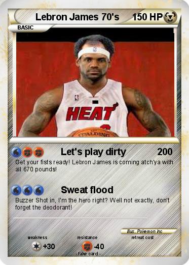 Pokemon Lebron James 70's
