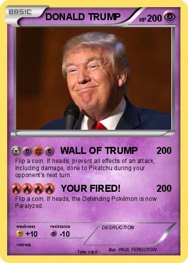Pokemon DONALD TRUMP