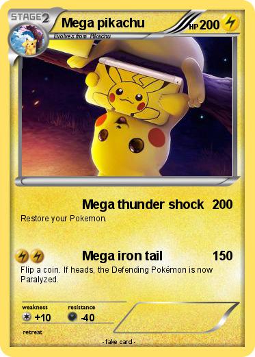 Pokemon Mega pikachu