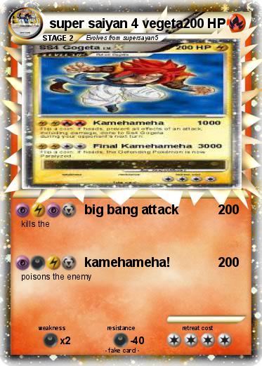 Pokemon super saiyan 4 vegeta