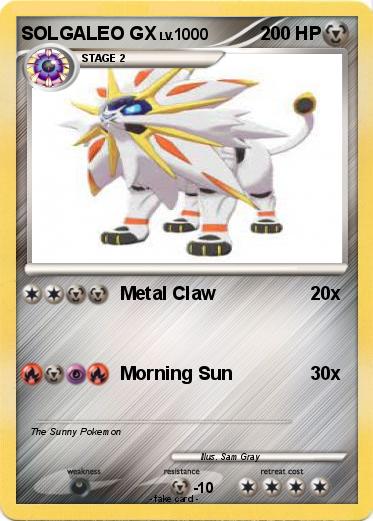 Pokemon SOLGALEO GX