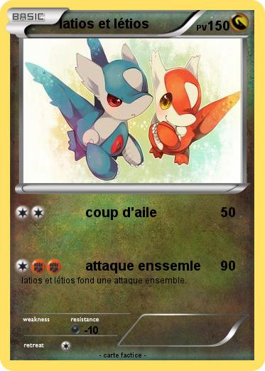 Pokemon latios et létios