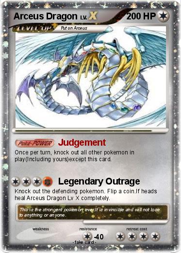 Pokemon Arceus Dragon