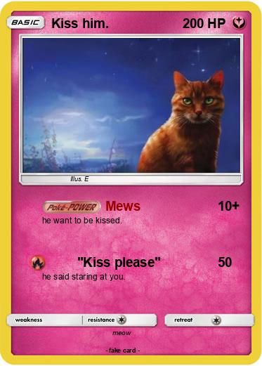 Pokemon Kiss him.