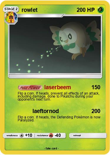 Pokemon rowlet
