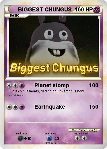 Pokemon BIGGEST CHUNGUS