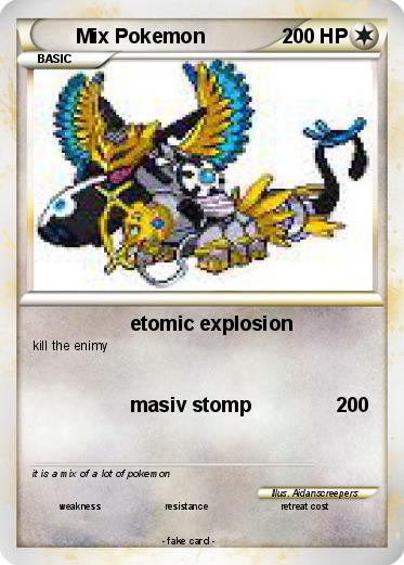 Pokemon Mix Pokemon
