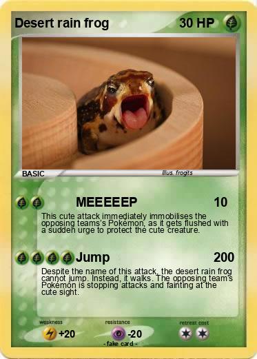 Pokemon Desert rain frog