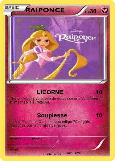 Pokemon RAIPONCE