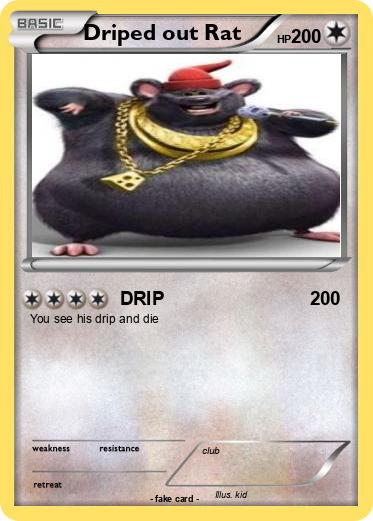 Pokemon Driped out Rat