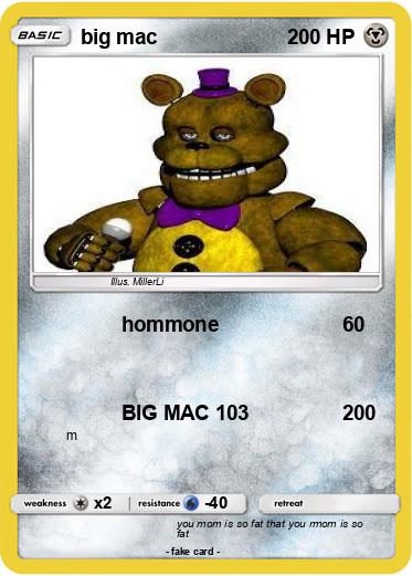 Pokemon big mac