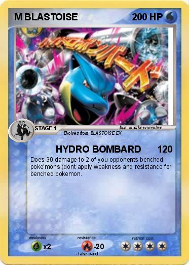 Pokemon M BLASTOISE