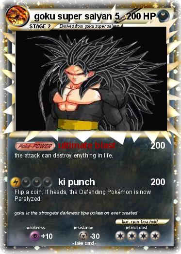 Pokemon goku super saiyan 5