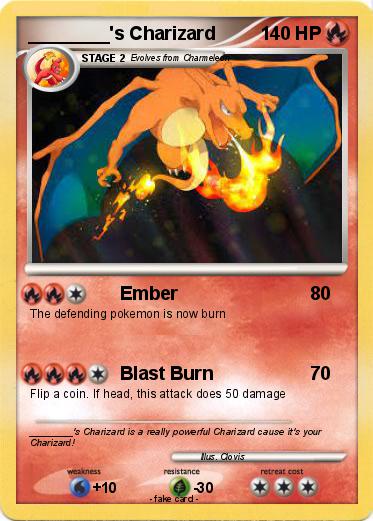 Pokemon ________'s Charizard