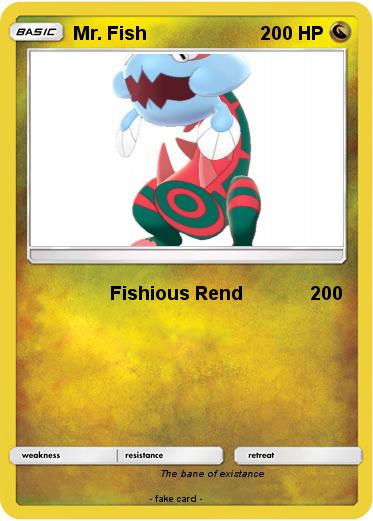 Pokemon Mr. Fish