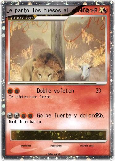 Pokemon Le parto los huesos al enemigo