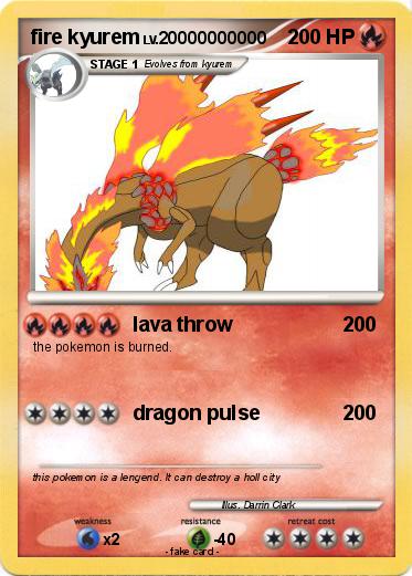 Pokemon fire kyurem