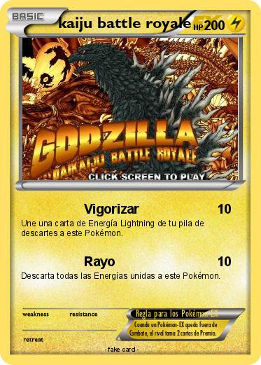 Pokemon kaiju battle royale