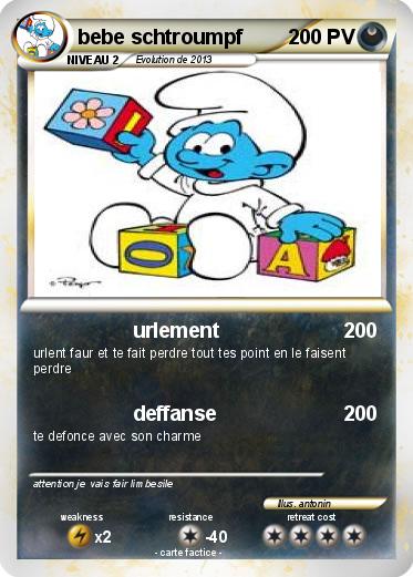 Pokemon bebe schtroumpf