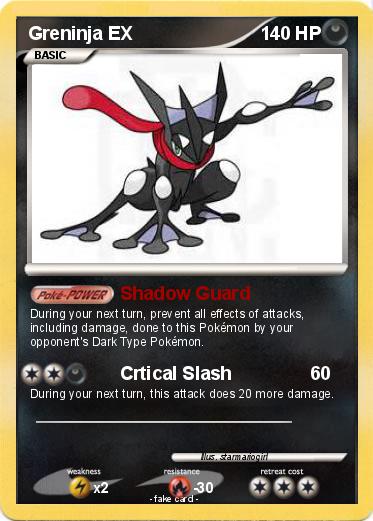 Pokemon Greninja EX