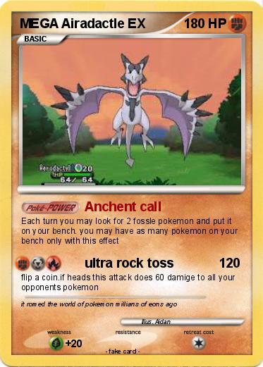 Pokemon MEGA Airadactle EX