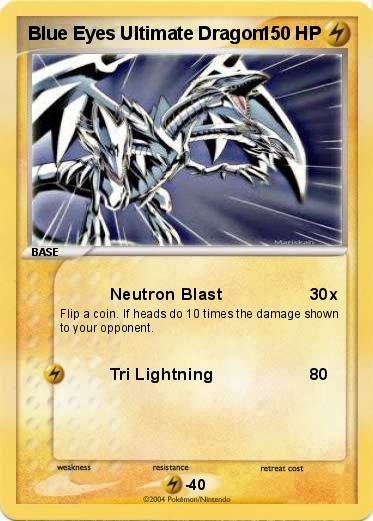 Pokemon Blue Eyes Ultimate Dragon
