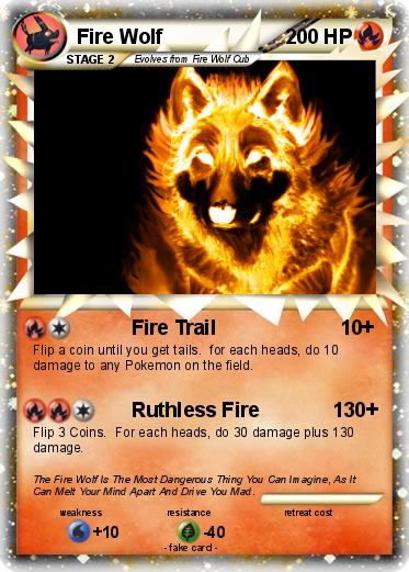 Pokemon Fire Wolf