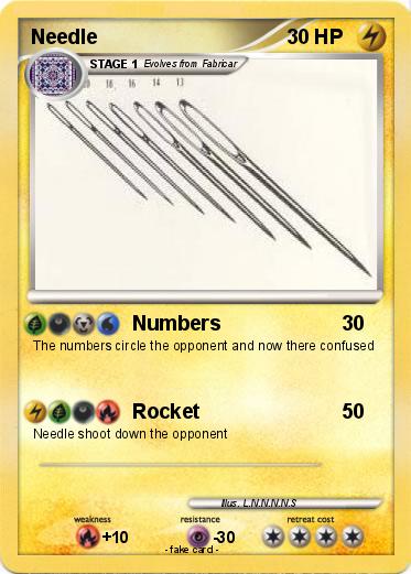 Pokemon Needle