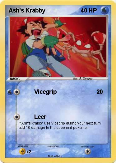 Pokemon Ash's Krabby