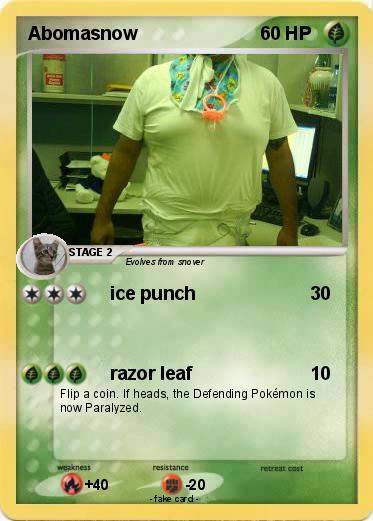 Pokemon Abomasnow