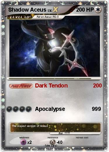 Pokemon Shadow Aceus