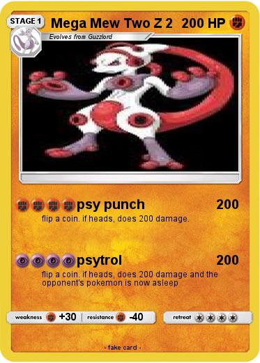 Pokemon Mega Mew Two Z 2