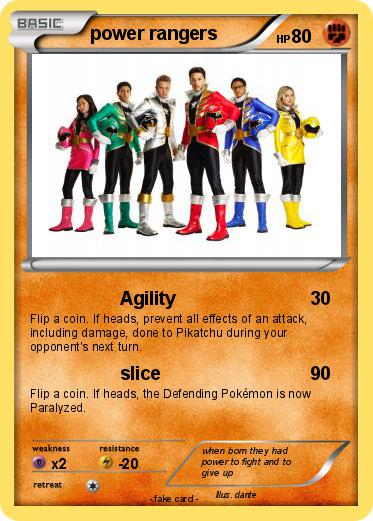 Pokemon power rangers