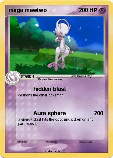 Pokemon mega mewtwo