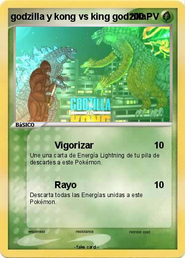 Pokemon godzilla y kong vs king godzilla