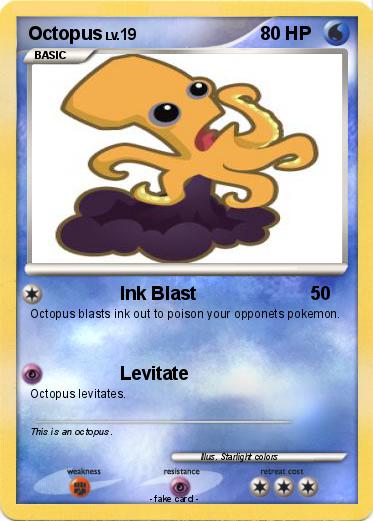 Pokemon Octopus