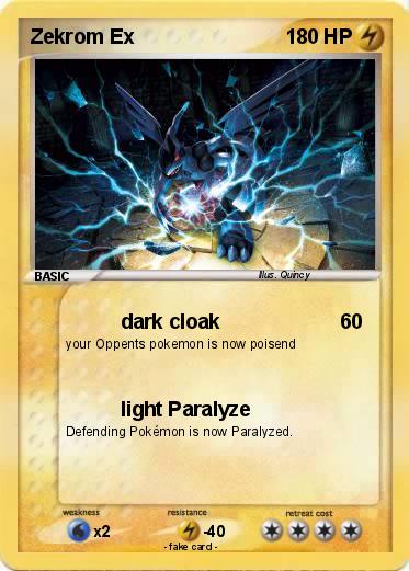Pokemon Zekrom Ex