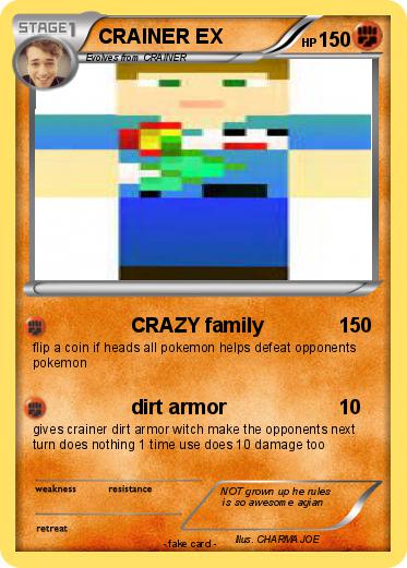Pokemon CRAINER EX